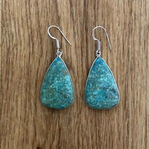 NWOT Chrysocolla Dangle Earrings